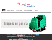 Tablet Screenshot of limpiezasvivema.com